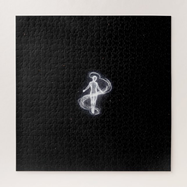 Puzzle Twirling brillant esprit féminin dans l'univers so (Vertical)
