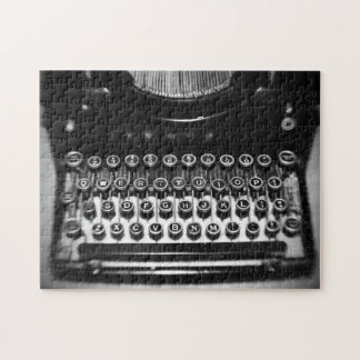 Puzzle Typewriter noir et blanc