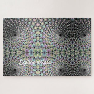 Puzzle Typographie d'illusion optique Hélix géométrique