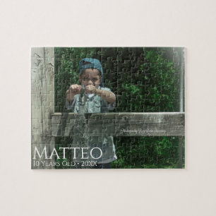 Puzzle Typographie minimale pour photo de enfants minimal