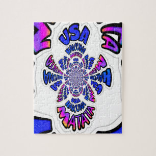 Puzzle U.S.A belle conception de devis extraordinaire