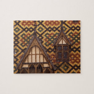 Puzzle UE, France, Bourgogne, Côte d'Or, Beaune. Carrel