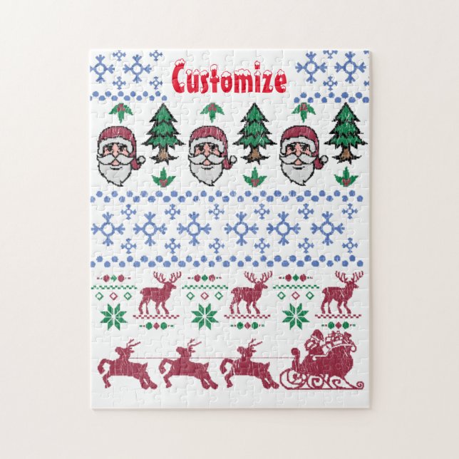 Puzzle Ugly Christmas Sweater-Style Thunder_Cove (Vertical)