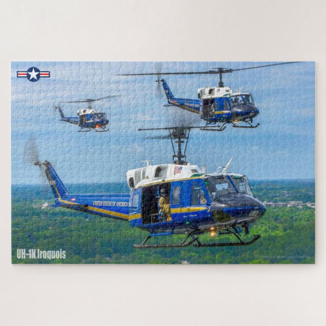 Puzzle UH-1N IROQUOIS (20x30 POUCES) (Horizontal)