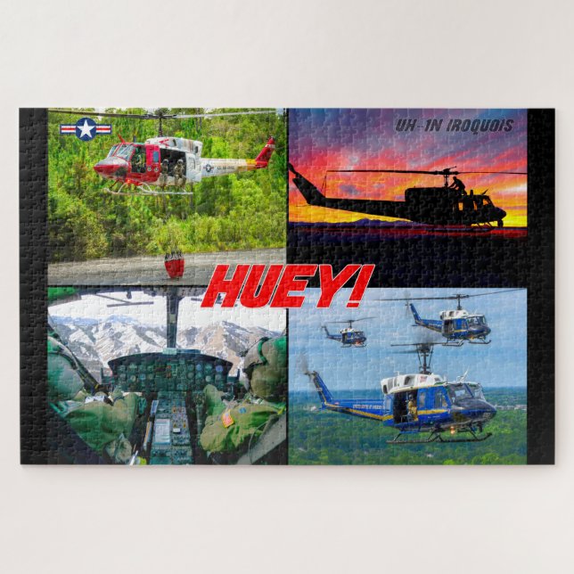 Puzzle UH-1N IROQUOIS (20x30 POUCES) (Horizontal)