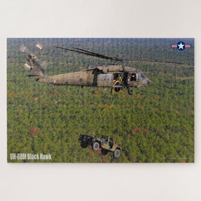Puzzle UH-60M NOIR HAWK (20x30 POUCES) (Horizontal)