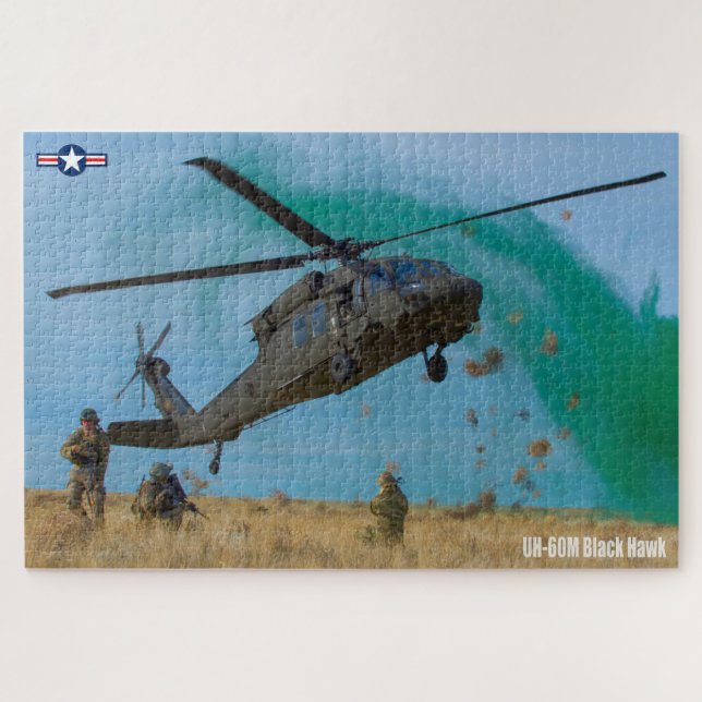 Puzzle UH-60M NOIR HAWK (20x30 POUCES) (Horizontal)