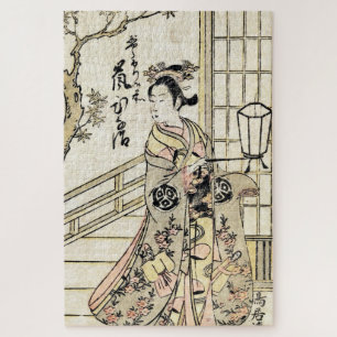 Puzzle ukiyo-e geisha, vintage japonaise Cool
