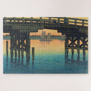 Puzzle ukiyoe - hasui - C10 - Kaminohashi Bridge ..