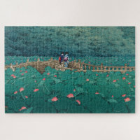 ukiyoe - hasui - m05 - Bentenike Pond, Shiba -