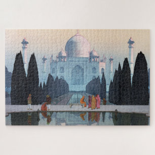 Puzzle ukiyoe - Yoshida - 03 - Taj Mahal dans Morning Mis