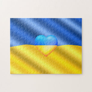 Puzzle Ukraine - Soutien - Liberté Paix - drapeau ukraini