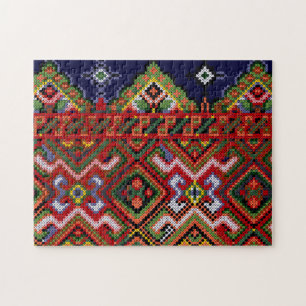 Puzzle ukrainien de broderie au point de croix