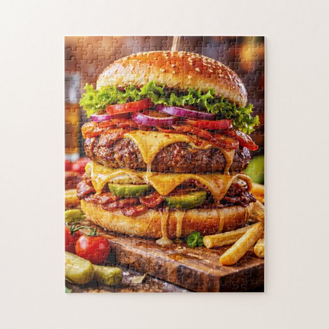 Puzzle Ultime Cheeseburger Chargé (Vertical)