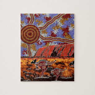 Puzzle Uluru - L'art autochtone authentique