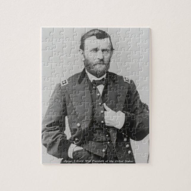 Puzzle Ulysses S. Grant 18e président des États-Unis. (Vertical)