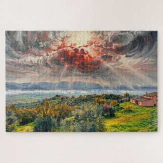 Puzzle Umbrian Light: Montefalco Sky Gallery Edition