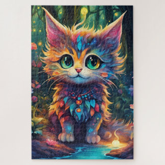 Puzzle Un adorable chaton des bois