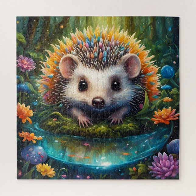 Puzzle Un adorable hérisson (Vertical)