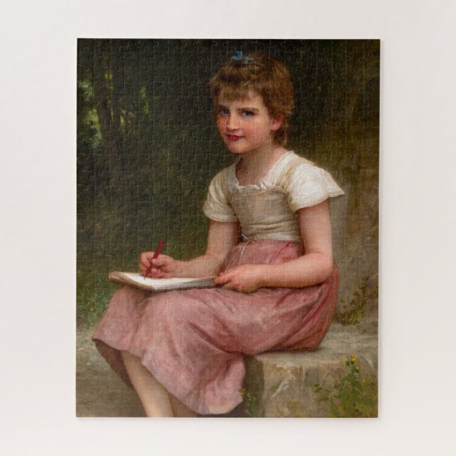 Puzzle Un appel de William Adolphe Bouguereau (Vertical)