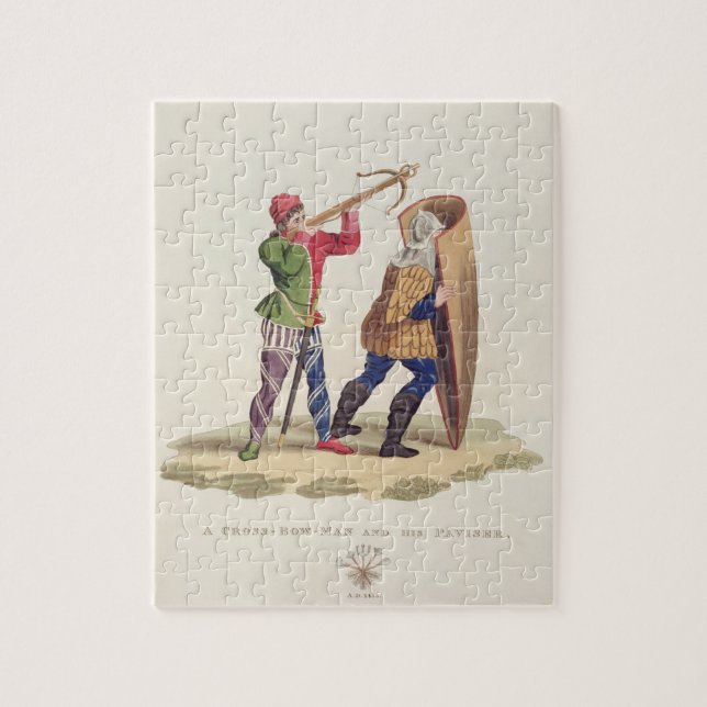 Puzzle Un arbalétrier et son Paviser, 1433, de 'Ancien (Vertical)