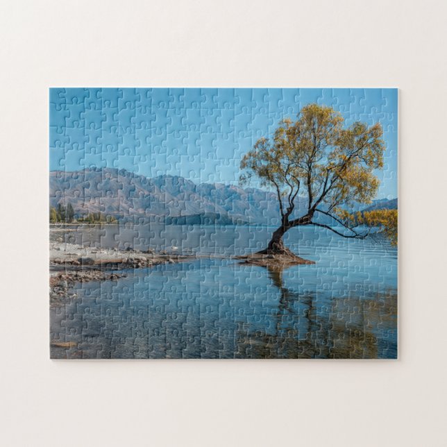 Puzzle Un arbre dans un lac (Horizontal)