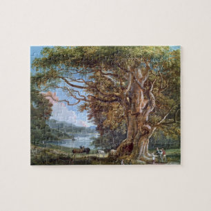 Puzzle Un arbre de hêtre antique, 1794 (huile sur la