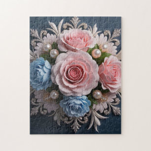 Puzzle Un arrangement Fleur intemporel pour elle