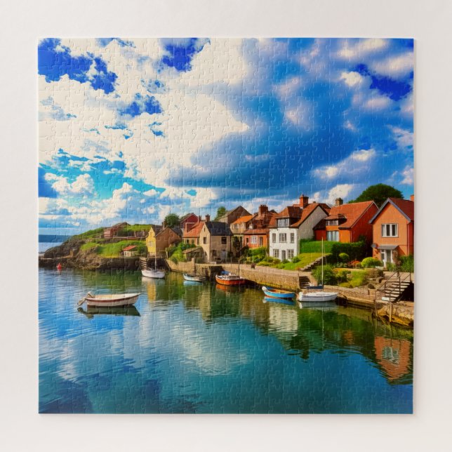 Puzzle Un bord de mer serein (Vertical)
