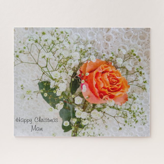 Puzzle Un cadeau de Noël pour ma mère. (Horizontal)