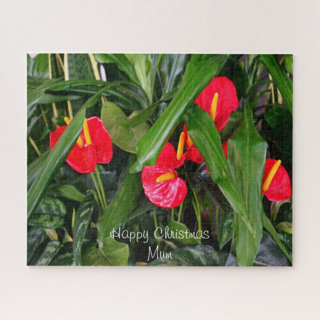 Puzzle Un cadeau de Noël pour ma mère. (Horizontal)