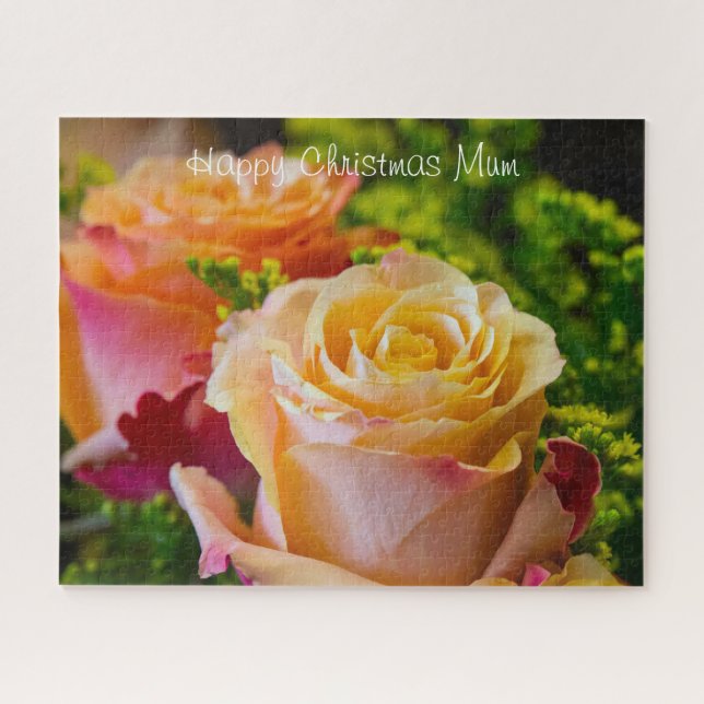 Puzzle Un cadeau de Noël pour ma mère. (Horizontal)