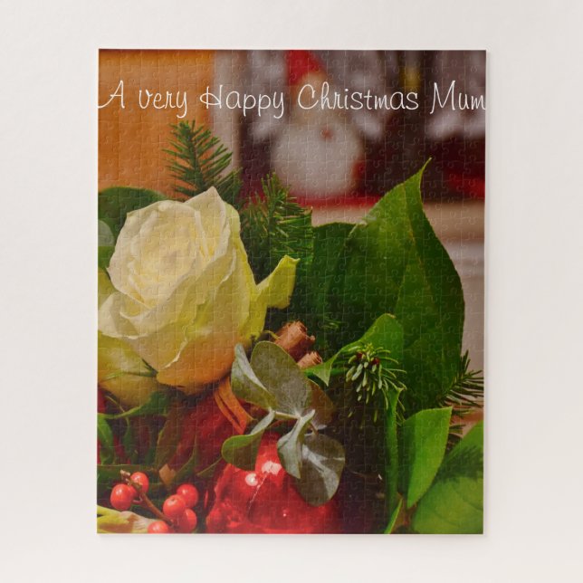 Puzzle Un cadeau de Noël pour ma mère. (Vertical)