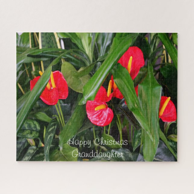 Puzzle Un cadeau de Noël pour ma petite-fille. (Horizontal)