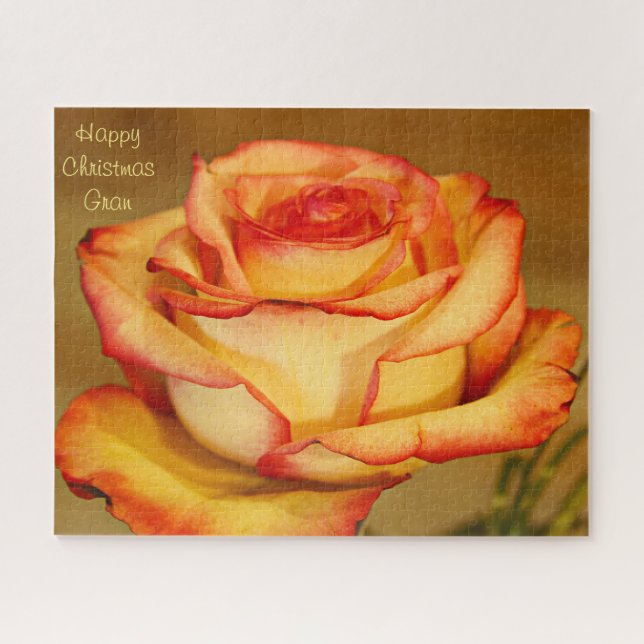 Puzzle Un cadeau de Noël pour mon grand-père. (Horizontal)