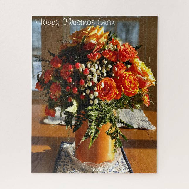 Puzzle Un cadeau de Noël pour mon grand-père. (Vertical)