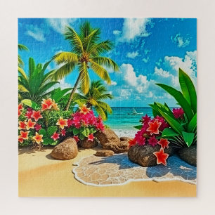 Puzzle Un cadre de plage parfait