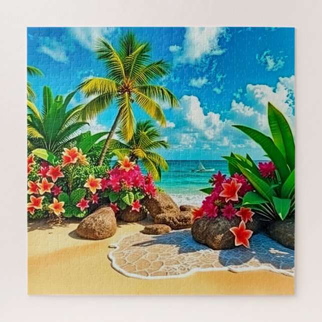 Puzzle Un cadre de plage parfait (Vertical)