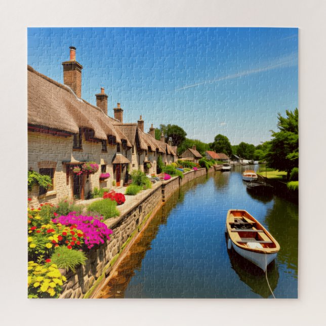 Puzzle Un canal paisible (Vertical)