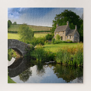 Puzzle Un charmant cottage en pierre