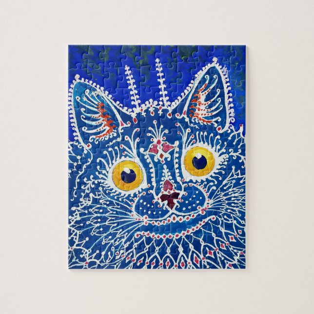 Puzzle Un chat dans le style gothique par Louis Wain  (Vertical)