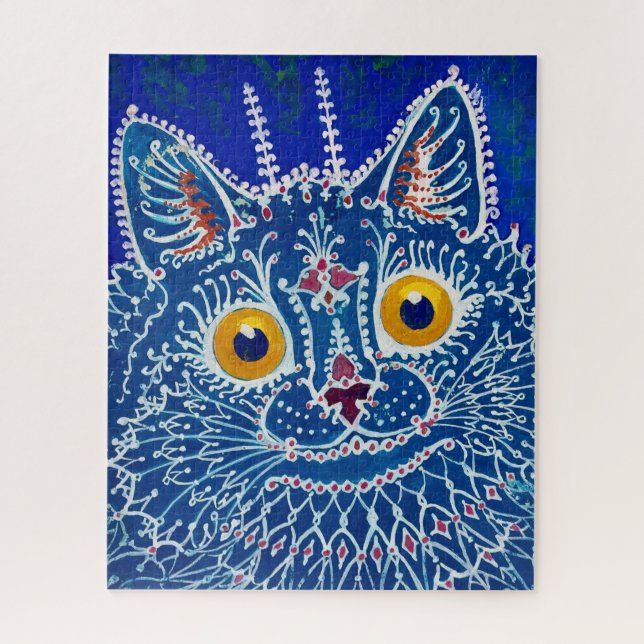 Puzzle Un chat de style gothique par Louis Wain (Vertical)