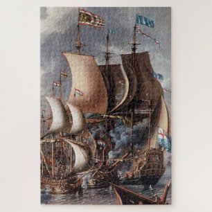 Puzzle « Un combat naval » par Lorenzo a Castro