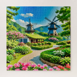 Puzzle Un cottage cosy