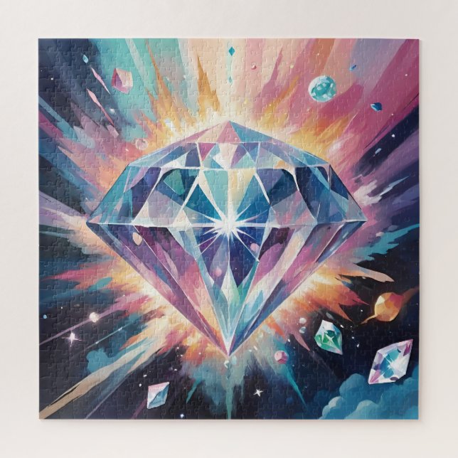 Puzzle Un diamant dans l'espace (Vertical)