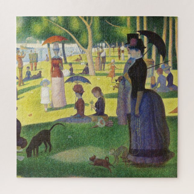 Puzzle Un dimanche à La Grande Jatte par Georges Seurat (Vertical)