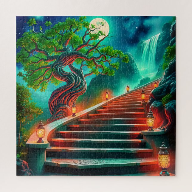 Puzzle Un escalier magique (Vertical)