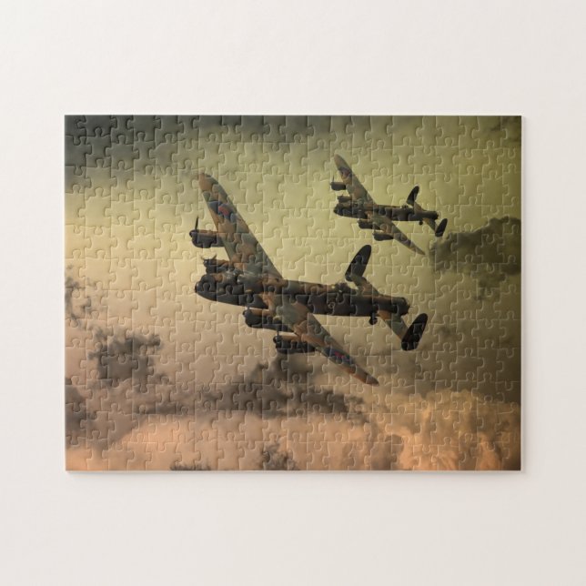 Puzzle Un Feu De Lancaster Dans Le Ciel (Horizontal)