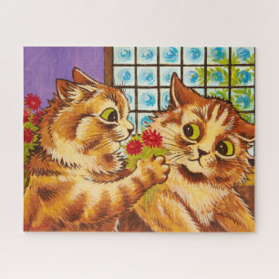 Puzzle Un Geste romantique de Louis Wain