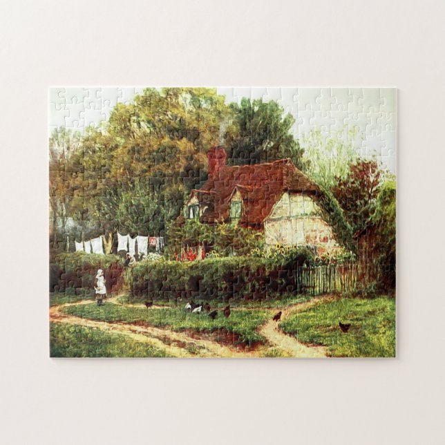 Puzzle Un gîte à Hambledon par Helen Allingham (Horizontal)